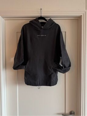 Sky Dolls Charcoal Gray Pullover Hoodie